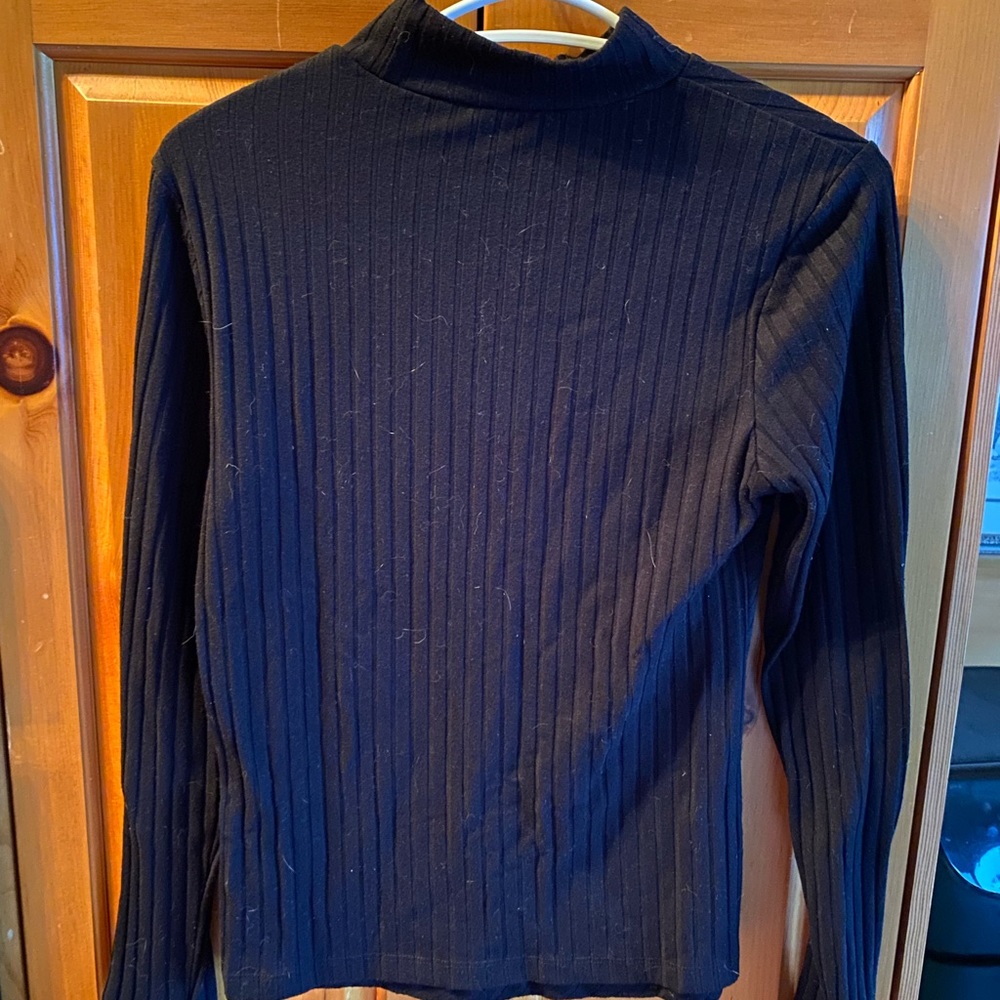 Black Zara long sleeve, half turtle neck